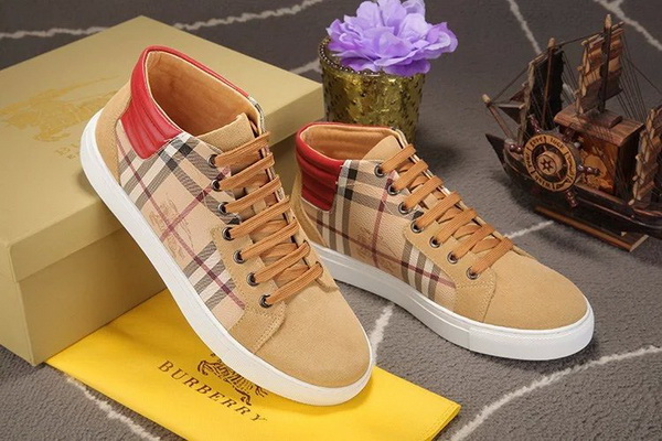 Burberry High-Top Fashion Men Shoes--011